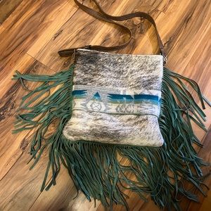 Dancing cactus designs cross body bag